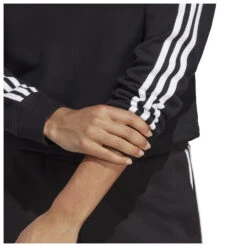 ADIDAS Women's 3-Stripes FT CR Hoody - Hoodie -Maloja || The North Face || Patagonia Shop adidas womens 3 stripes ft cr hoody hoodie detail 5