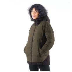 Maloja || The North Face || Patagonia Shop -Maloja || The North Face || Patagonia Shop artilect womens highaf down stretch parka down jacket detail 2